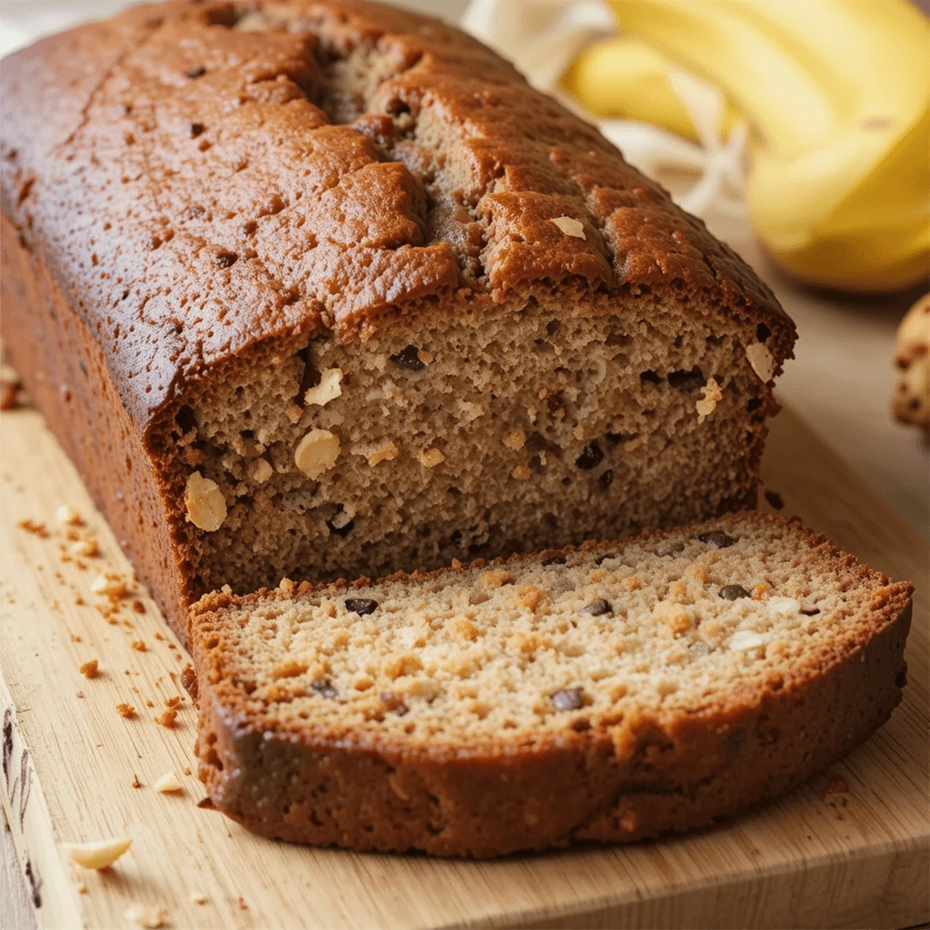 Delicious Banana Bread Made with 2 Bananas