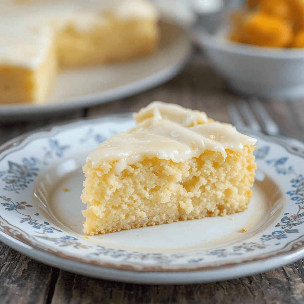 Moist and fluffy kefir sheet cake with a light glaze, perfect for any occasion