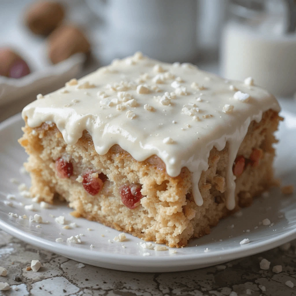 Moist and fluffy kefir sheet cake with a light glaze, perfect for any occasion.