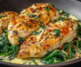 Creamy Keto Garlic Chicken with Spinach Bliss
