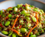 High-Protein Quinoa Crunch Salad with Edamame