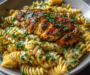 Indulgent Creamy Garlic Butter Chicken Parmesan Pasta