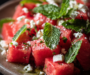 Refreshing Watermelon Feta Salad With Mint and Balsamic Glaze